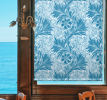 Rollo Fenster Blumen komplexes botanisches motiv - TenStickers