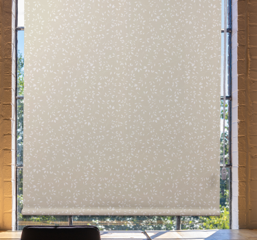 Rollo Fenster Blumen weiches blattthema - TenStickers