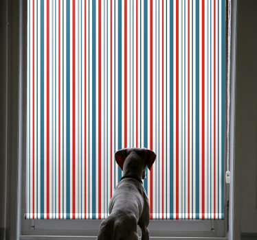 Rollo Fenster Elegant streifenmuster-design - TenStickers