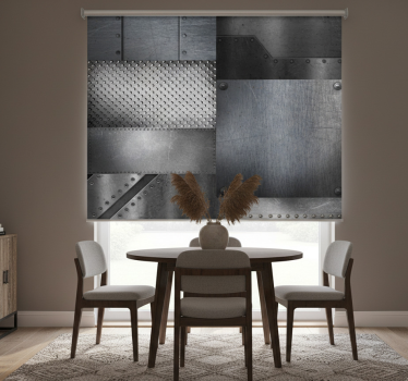 Rollo fenster esszimmer messing wand - TenStickers