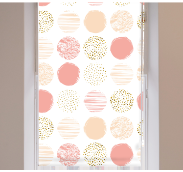 Fenster Rollo modern pastellpunktvielfalt - TenStickers