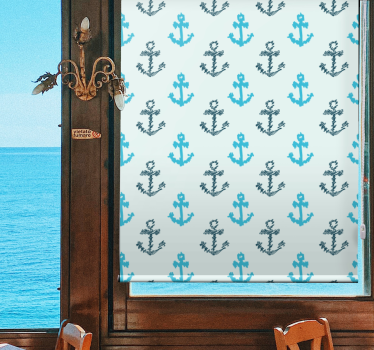 Rollo Fenster Gamer anker muster design - TenStickers