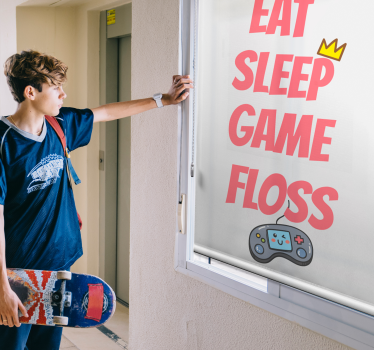 Rollo Fenster Gamer gamer lifestyle motiv - TenStickers