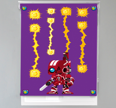 Rollo Fenster Gamer roboter-energiekampf - TenStickers