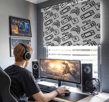 Rollo Fenster Geek minimalistische controller - TenStickers