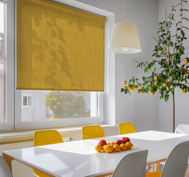 Rollo Fenster gelb bambusimitat - TenStickers