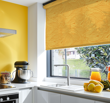 Rollo Fenster gelb maistöne - TenStickers