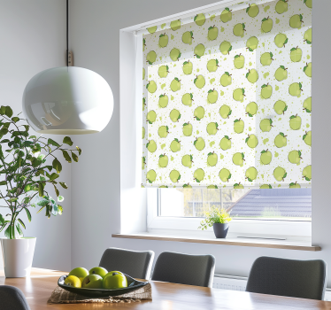 Rollo Fenster Obst grünes apfelarray - TenStickers