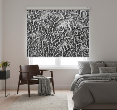 Rollo fenster grau 3d schwarz unregelmäßiger beton - TenStickers