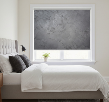 Rollo fenster grau in grauem betonlook - TenStickers
