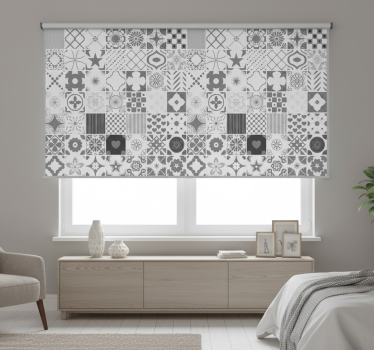 Rollo fenster grau trujillo graue fliesen - TenStickers