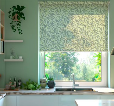 Rollo Fenster grün dünne Äste - TenStickers