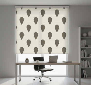 Rollo fenster home office mit geometrischem muster - TenStickers