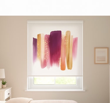 Rollo Fenster Jugendzimmer abstrakte striche - TenStickers