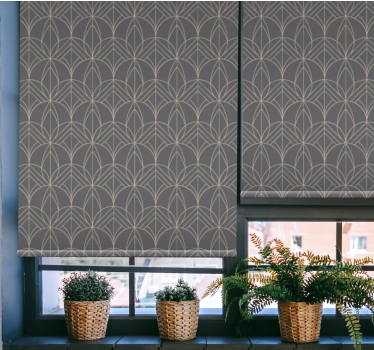Rollo Fenster Muster elegantes mustermotiv - TenStickers