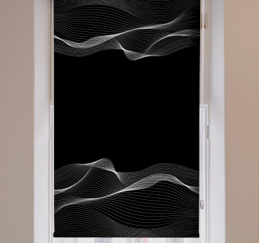 Rollo Fenster Muster fließende linienmuster - TenStickers
