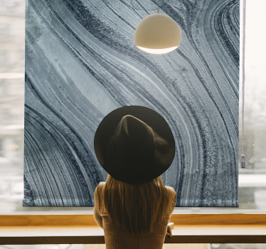 Rollo Fenster Muster marmorwirbelmuster - TenStickers