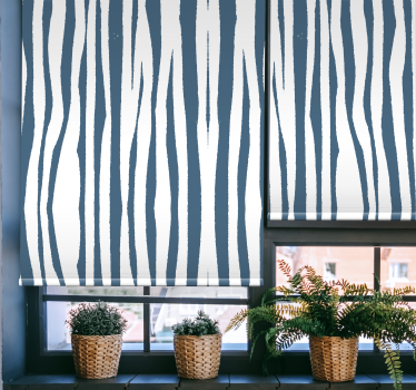 Rollo Fenster Muster zebrastreifenmuster - TenStickers