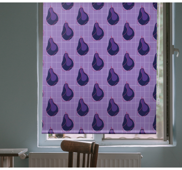 Rollo Fenster Obst feigenmusterdesign - TenStickers