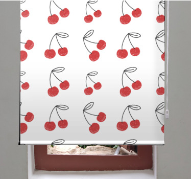 Rollo Fenster Obst kirschfruchtmuster - TenStickers