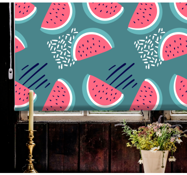 Rollo Fenster Obst wassermelonenscheiben-motiv - TenStickers