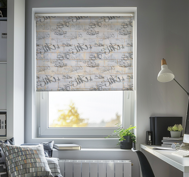 Rollo Fenster originell graue Graffiti - TenStickers