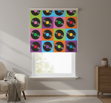 Rollo fenster schlafzimmer vinylplatten für die küche - TenStickers