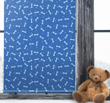 Rollo Fenster Tiere hundeknochenmuster - TenStickers