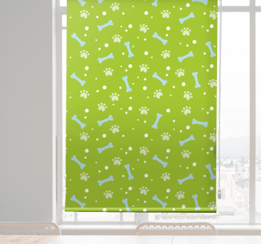 Rollo Fenster Tiere pfotenabdruckmuster - TenStickers