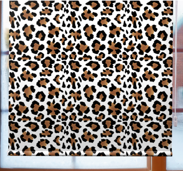 Rollo Fenster weitere Tiere leopardenflecken-motiv - TenStickers