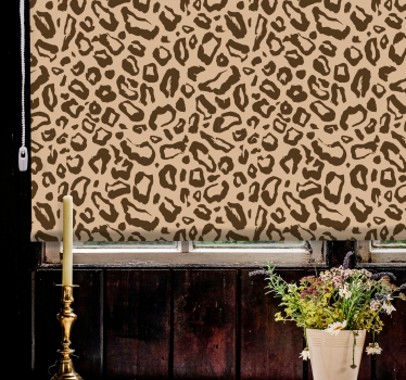 Rollo Fenster weitere Tiere leopardenmuster-design - TenStickers