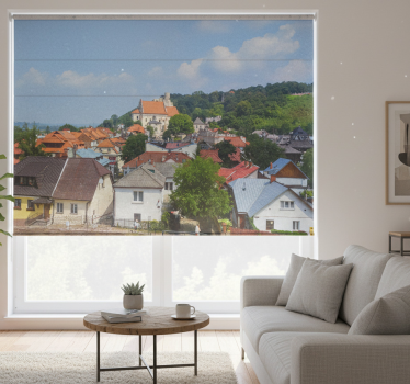 Rollo fenster wohnzimmer kazimierz dolny - TenStickers