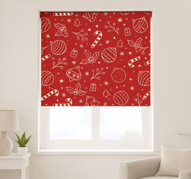 Rollo Fenster Wohnzimmer rotkehlchen-vögel-muster - TenStickers