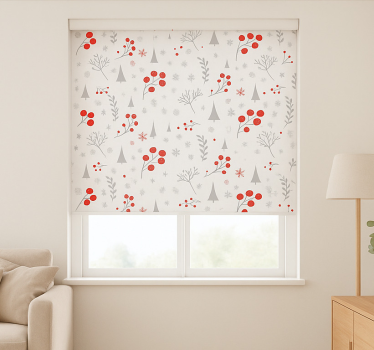 Rollo Fenster Wohnzimmer vintage-weihnachtsmuster - TenStickers