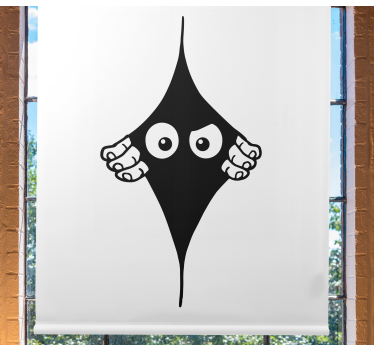 Rollo originell Lustige einfarbige spähende augen - TenStickers