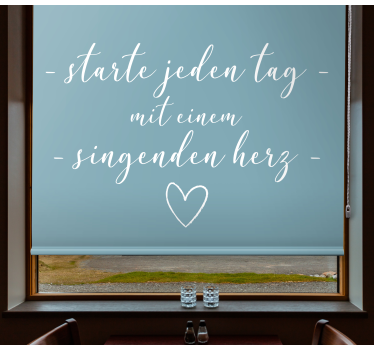 Rollo Sprüche Start tag singen hören - TenStickers