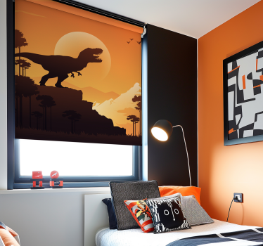 Dinosaurier Rollos t-rex-silhouette - TenStickers