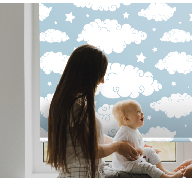 Rollo Kind Weiße süße wolken - TenStickers