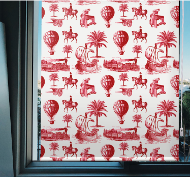 Rollo klassisch Französische vintage heißluftballons - TenStickers