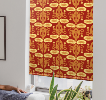 Klassische Rollos Muster Blume - TenStickers