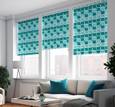 Rollos fürs Wohnzimmer aquarellfliesen - TenStickers