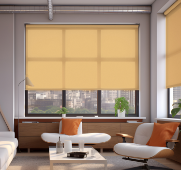 Rollos fürs Wohnzimmer beige - TenStickers