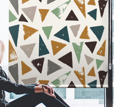 Rollo Wohnzimmer Dreieckiges Design "industrial style" - TenStickers