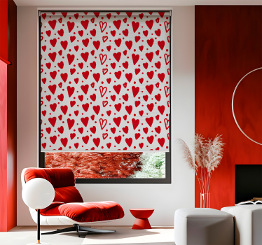 Rollos romantisch herz-muster - TenStickers