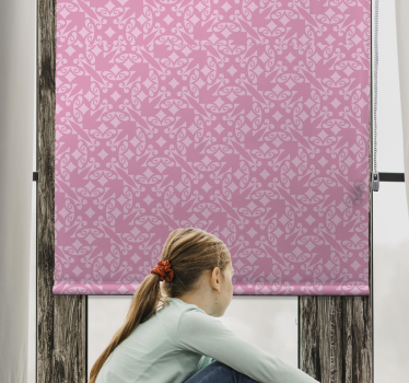 Rosa dekoratives klassisches Rollo - TenStickers