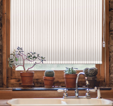 Textur und Muster Rollos Moderne linien im "japandi"-stil - TenStickers