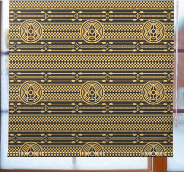 Weitere Fenster Rollos geometrisch gemusterte kreise - TenStickers