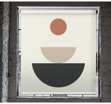 Zeichnungen Rollo Brunnen abstrakte geometrische kunst - TenStickers