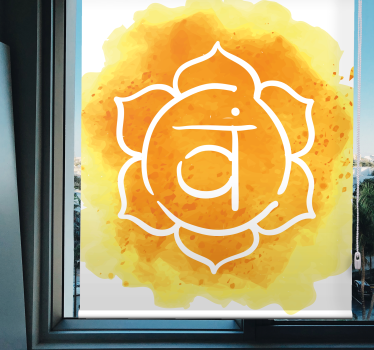 Zen Rollo Schönes sakralchakra-symbol - TenStickers