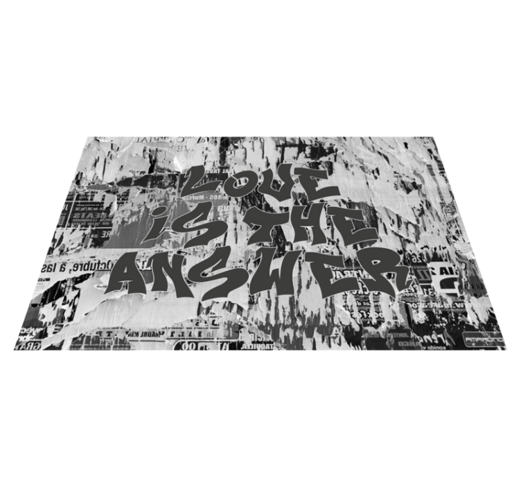 Tischset text mit mutiger zitatbotschaft - TenStickers